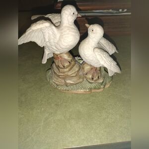 Doves Porcelain Figurine